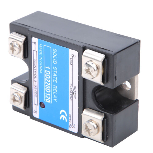 Solid State Relay DC DC SSR Input 3-32VDC Load 5-220VDC Control Relay(120A ) 2