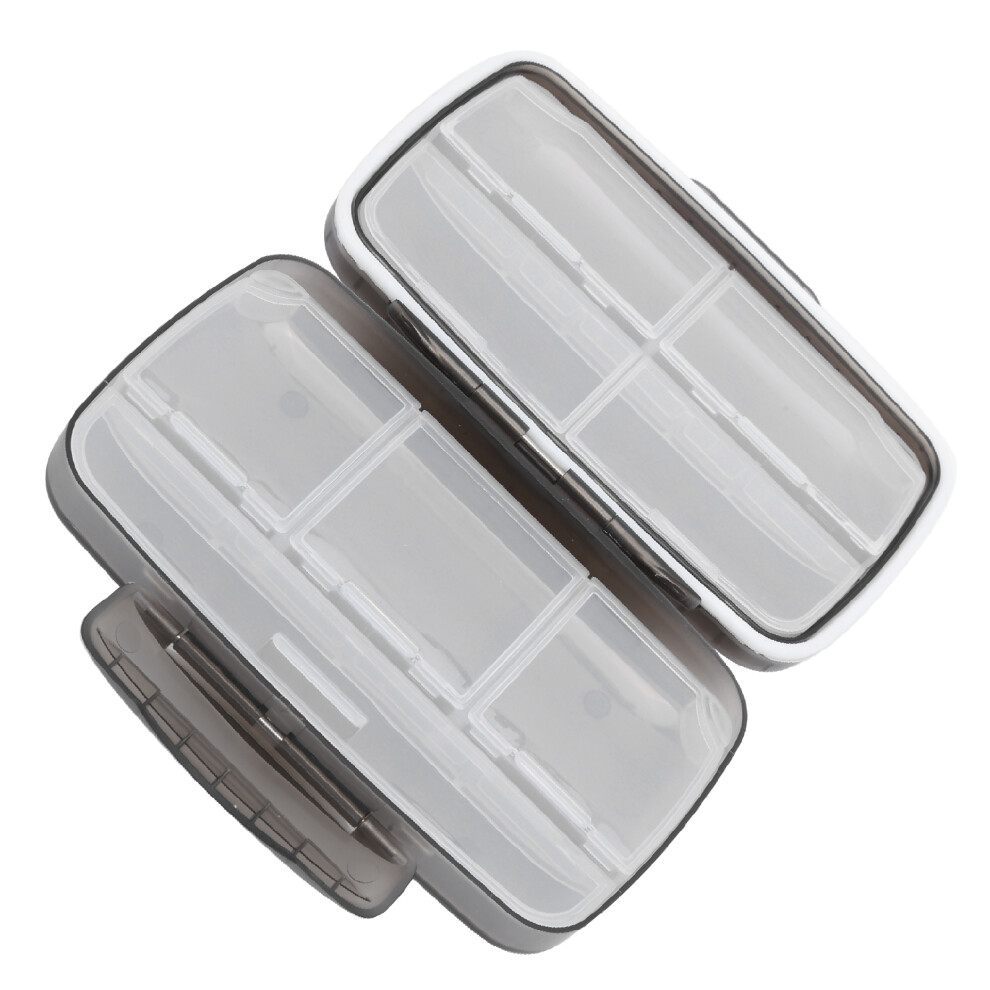 Portable Pills Organizer Box Container Large Capacity Travel Dampproof Medicine CaseBlack