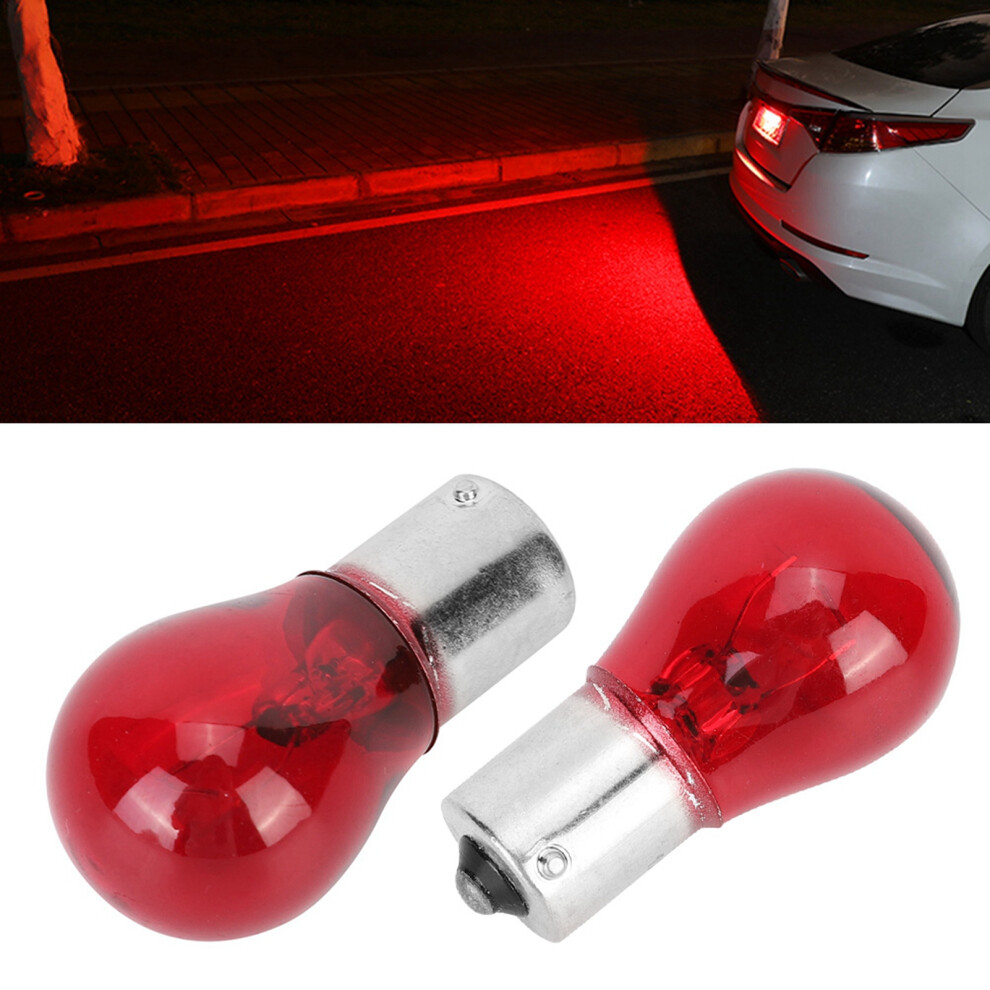 12V Car Brake Stop Signal Turn Tail Lamp Bulb 1156/S25/Ba15s Light/Red 8471324863251