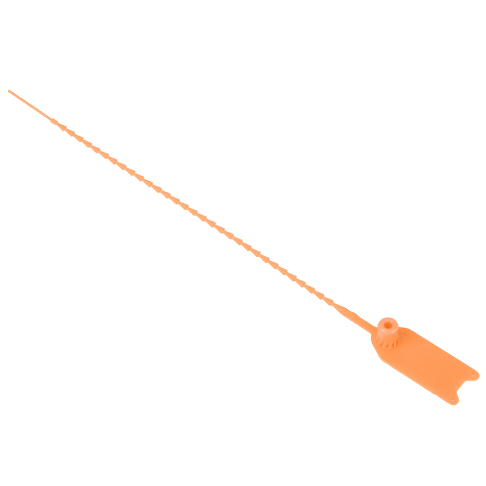 100Pcs Disposable Cable Zip Ties Anti Theft Self Locking Tie Suitcase Shoes Bag Label Tag(Orange ) 8791324864851