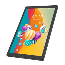10.1 Inch Tablet MT6592 10 Core 5G WiFi for Android 12 6GB 128GB 200W 500W 1960x1080 8800mAh Black Callable Tablet 100‑240V EU Plug