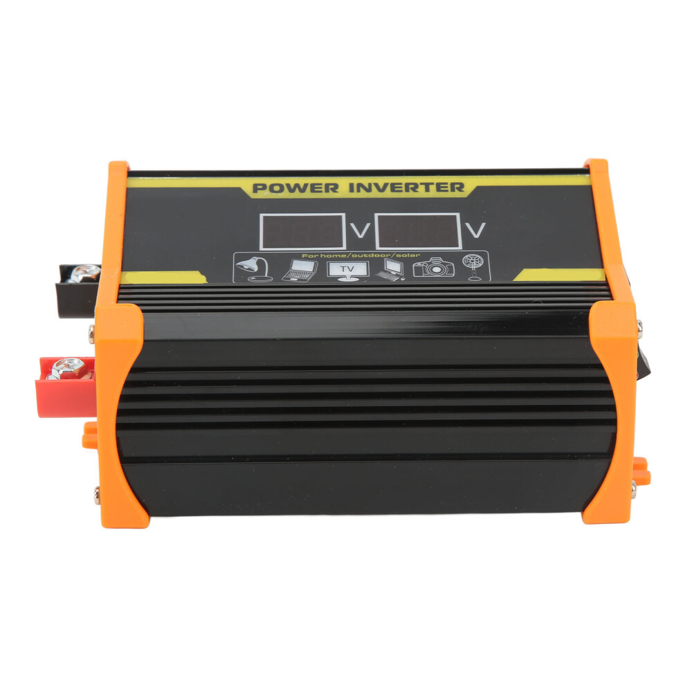Modified Sine Wave Inverter 12V To 110V With Dual Usb Ports Voltage Display Vehicles Power Inverters For Cars 9341324867704