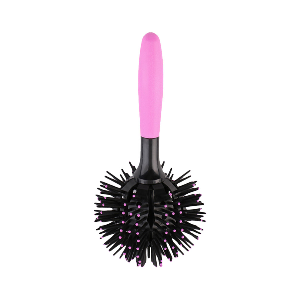 Round Ball Hair Brushes 3D 360 Degree Scalp Massage Spherical Shape Curling Hair Brush for Girls