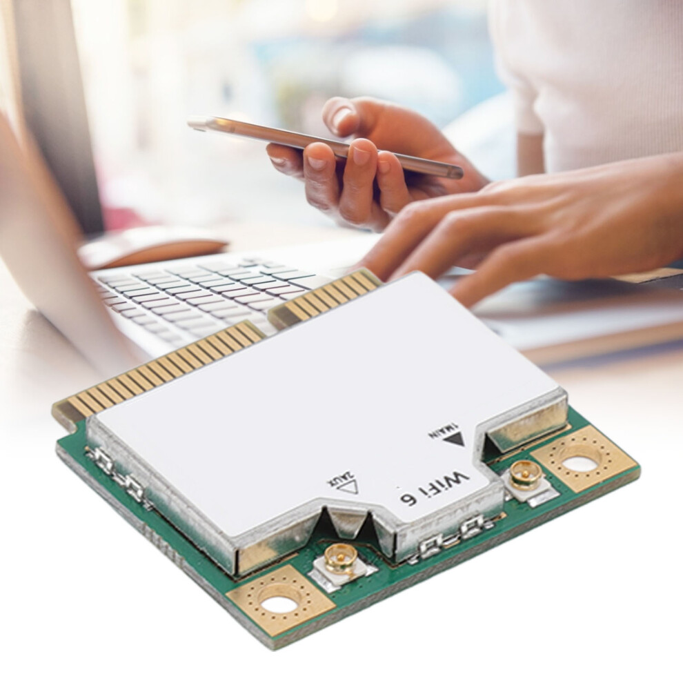 Gigabit Wireless Internet Card 2.4G 574Mbps 5G 2400Mbps Mini Pcie Internet Card With For Win10 11 64Bit For Laptop Desktop 7891324868178