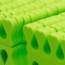100pcs Sponge Toe Separator Soft Nail Art Finger Separator Divider Spacer Manicure Pedicure Tool Green