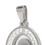 Jungfrau Maria Anhänger Silber 1,83 cm Strasssteine 9
