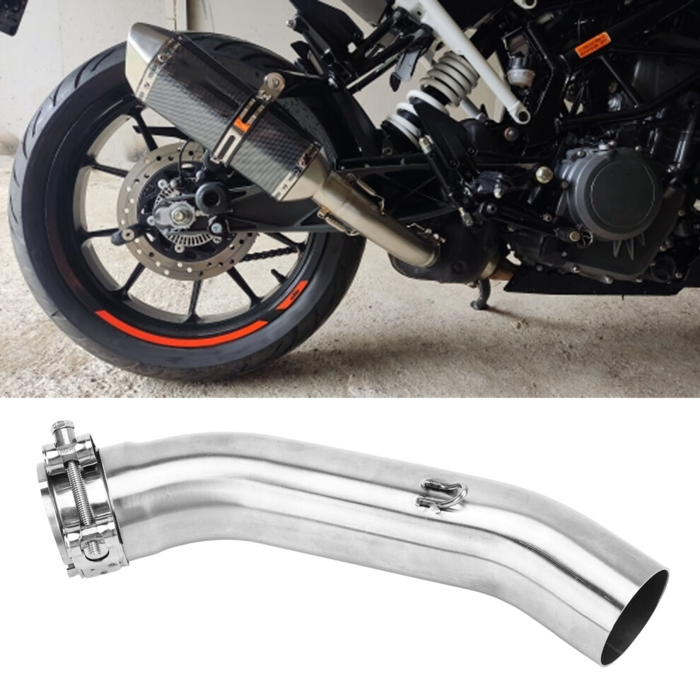 Motorcycle Exhaust Middle Pipe Stainless Steel Mid Link Exhaust System Connection Tube For Rc390 390 Adv 4001324870009