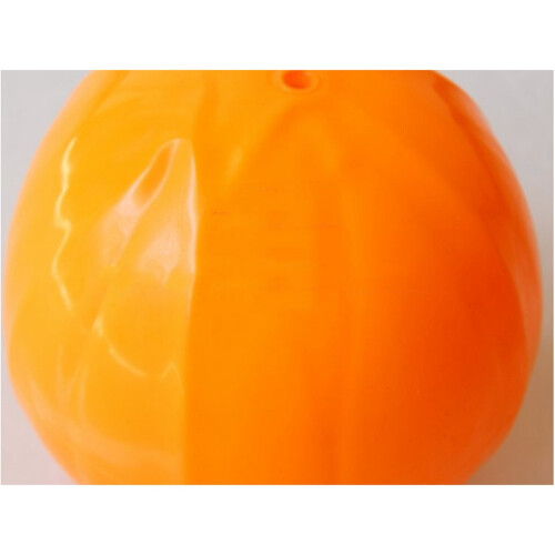 Langlebiger Gummistrand-Volleyball für Kinder, 26x26x2 cm, Orange