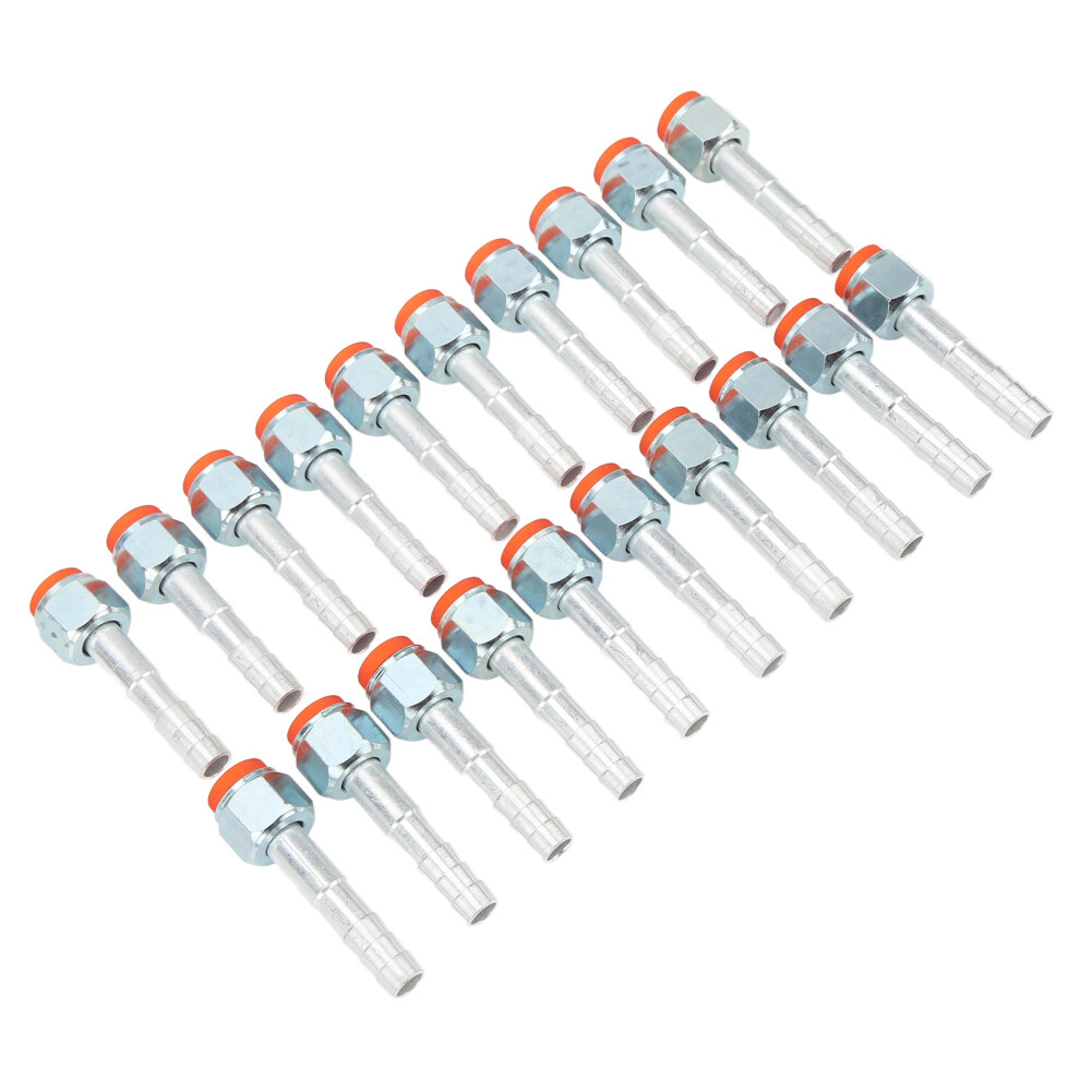 20Pcs Air Conditioning Hose Barb Fitting Straight Aluminum High Strength Universal For Cars Trucks 1/2In 8101324870606