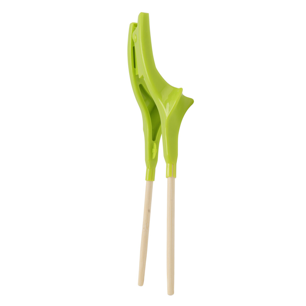 Disabled Chopsticks ABS and Bamboo Streamlined Anti Skid Learning Chopstick Helper for The Elderly