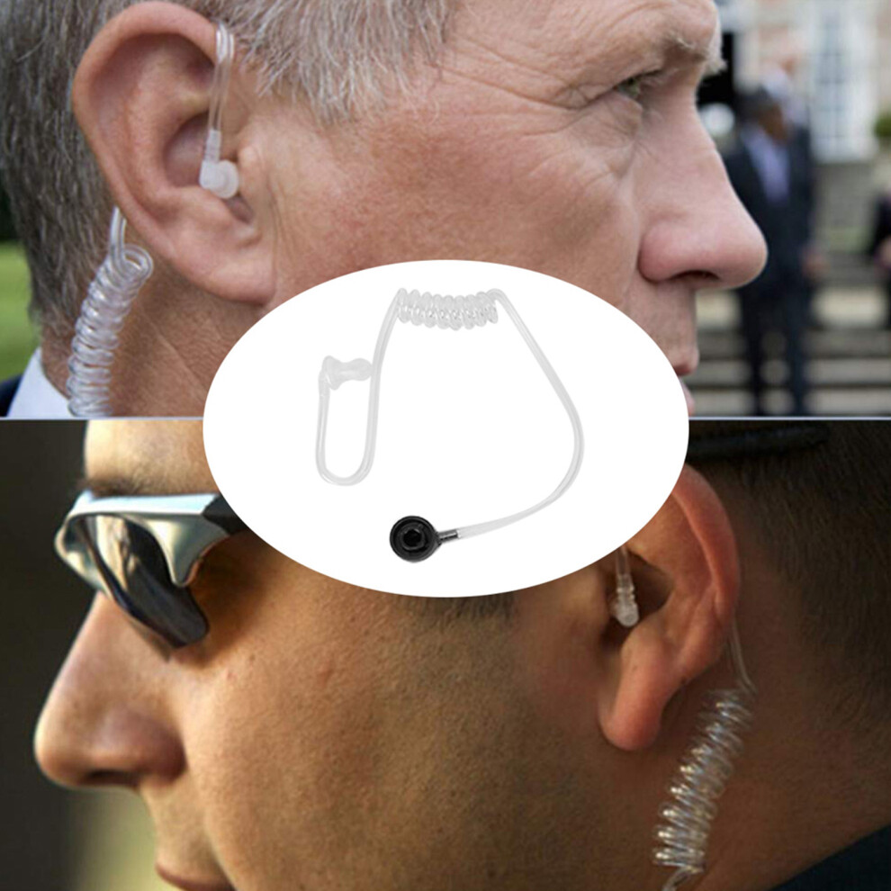 Walkie Talkie Throat Vibration Microphone Noise Reduction Headset Headphone Earpiece 4641324871370