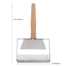 Beekeeping Wide Uncapping Fork Scraper Honey Beehive Shovel Apicultural Equipment Beekeeping Tool