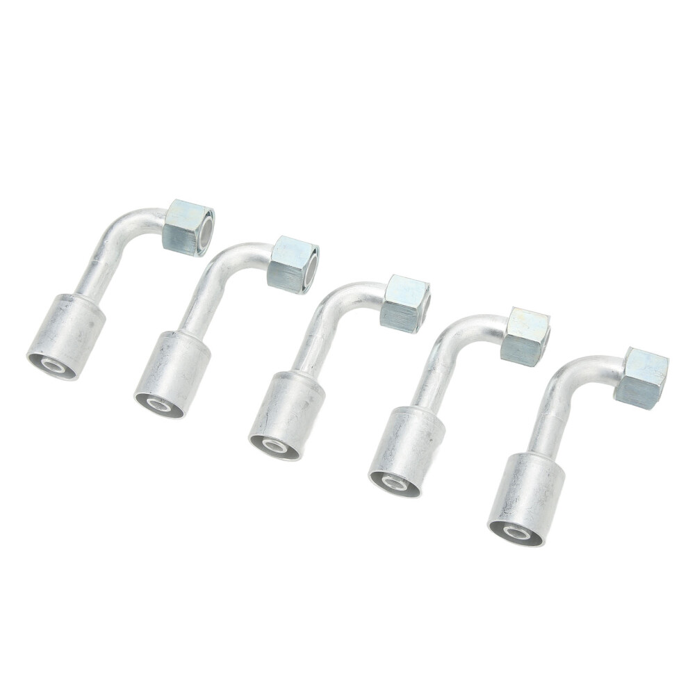 10 Pcs 5/8In Air Conditioning 90 Degree Beadlock Ac Splicer Hose Fittings Adapter For Car Truck 8441324873536
