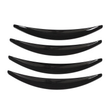 4PCS Wheel Fender Flares Smooth Surface Scratch Resistant Replacement For Tesla Model 3 2017‑2022 Baked Black