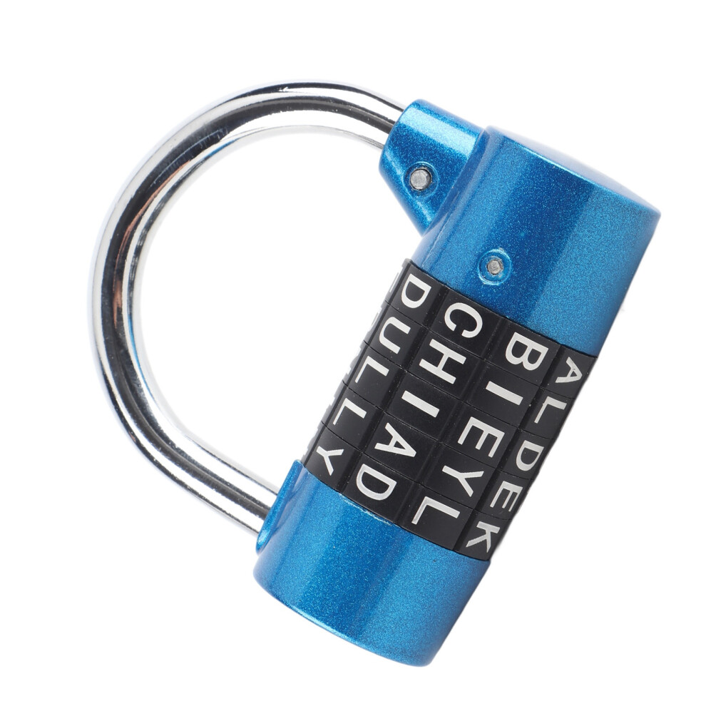 5 Dial Digit Code Combination Padlock Travel Suitcase Gym Locker Security Password Lock 8471324874141