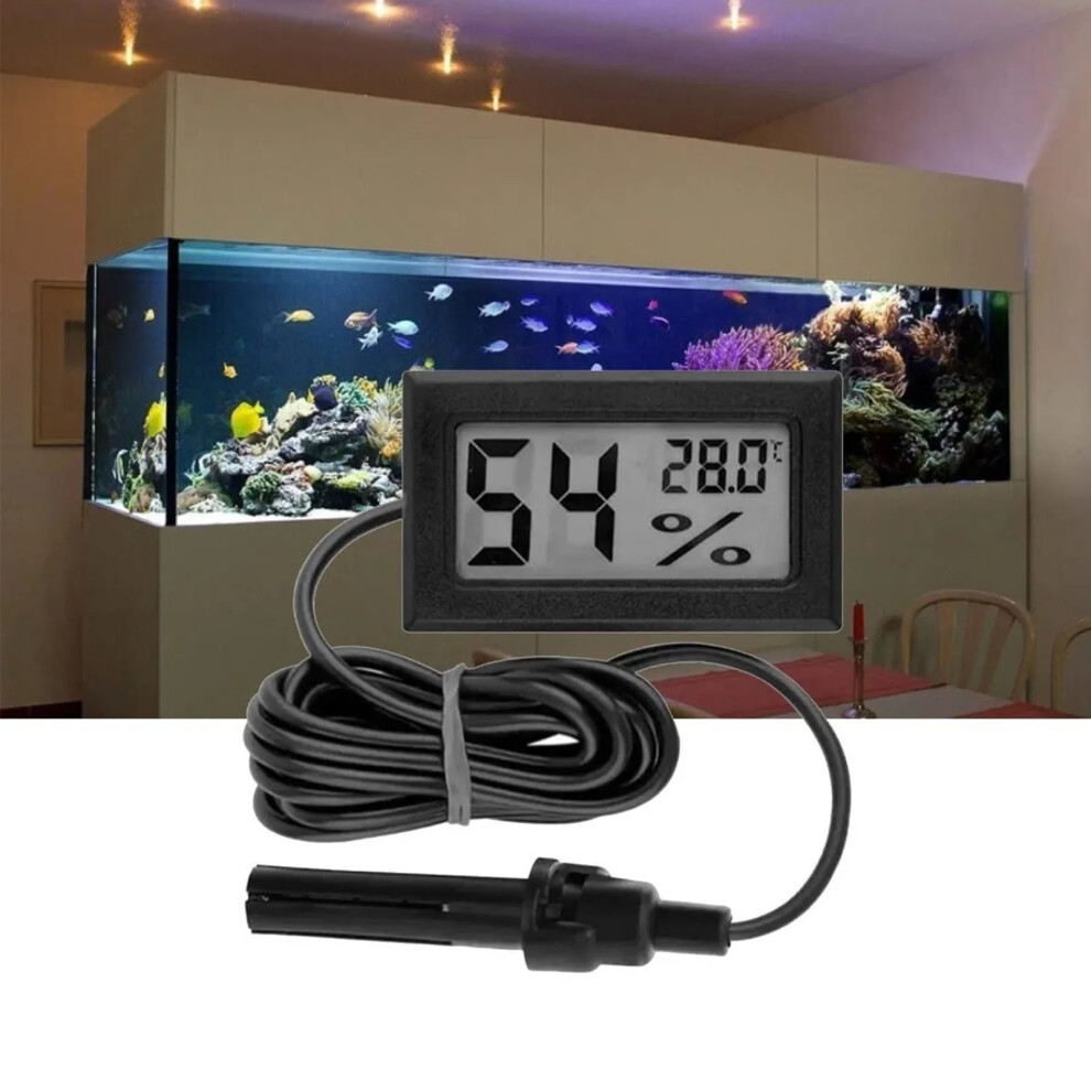 Thermometer Hygrometer Digital Mini Electronic Temperature Humidity Meter for Indoor Outdoor with Probe