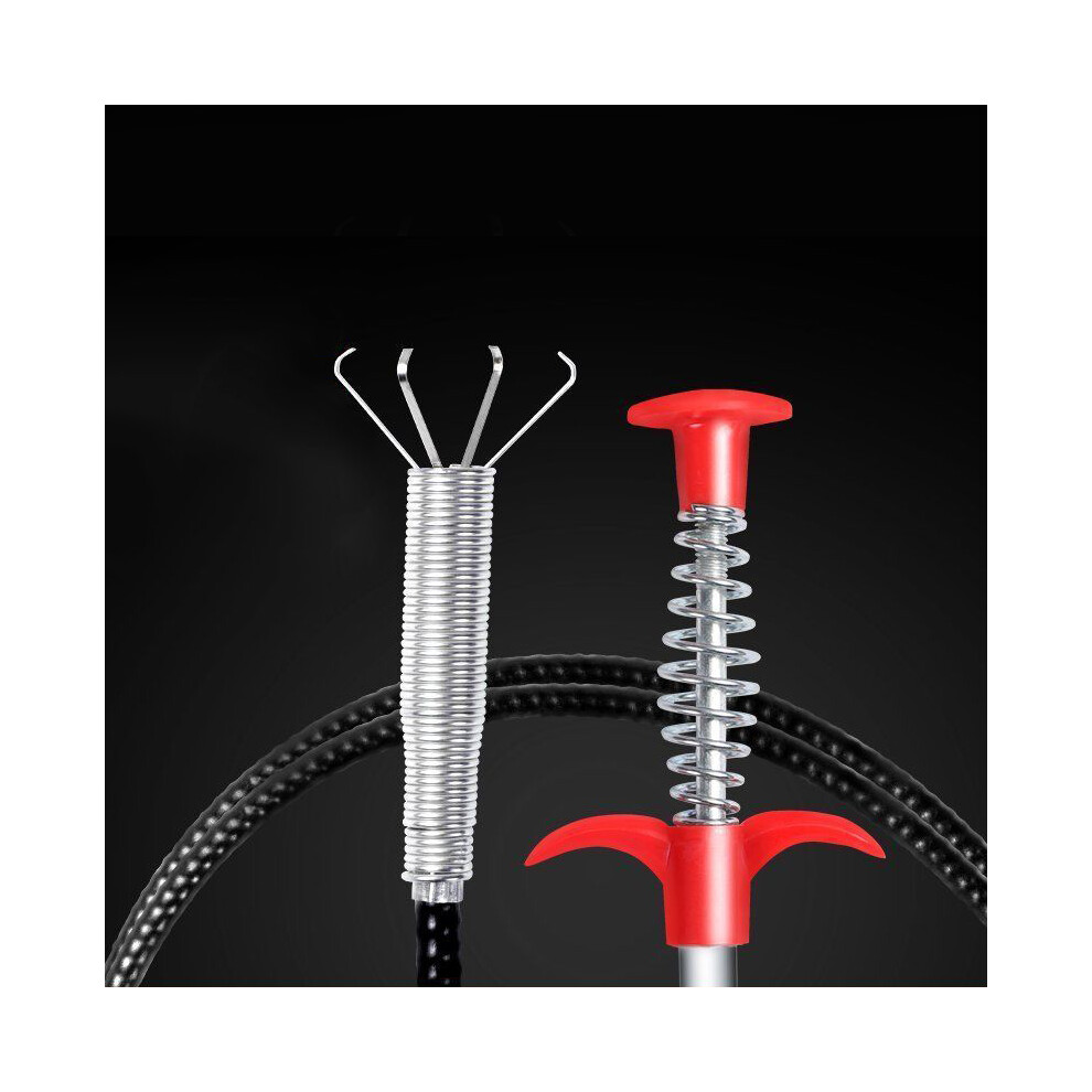 Flexible Sink Grabber Reacher Picker With 4 Claws Sewer Dredging Drain Clog Remove Tool For Home Kitchen Toilet Litter 3Meter/9.84Feet 9421324874343