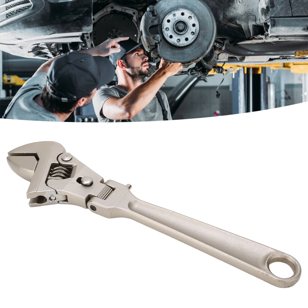 Adjustable Wrench Multi Functional Folding Rocker Ratchet Quick Machine Repair Tool For Water Electricity Bathroom 10In 6901324876460