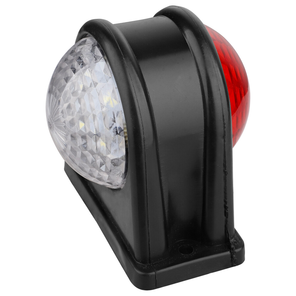 8LED Red and White Round Edge Light 10â30V-image-OPC-PHX58ND-NEW