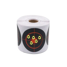 100Pcs Roll Splatter Target Sticker Strong Adhesive Shooting Splatter Targets Stickers Splatterburst Targets 7.5cm Diameter