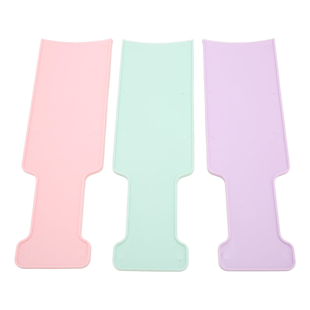3 Colors Balayage Highlighting Paddle Dye Foil Coloring Balayage Board Set for Hair Bleach