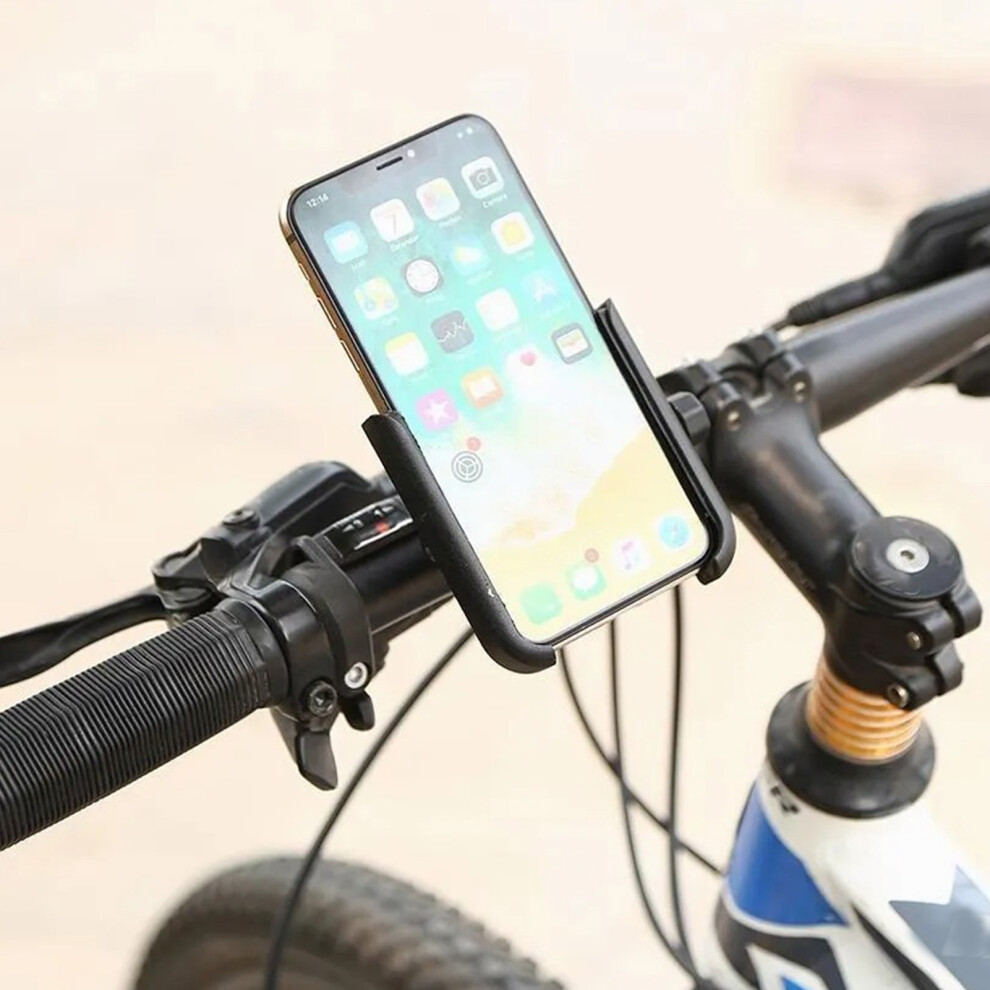 Bike Mobile Phone Holder 360 Degree Rotation Universal Aluminum Alloy Motorcycle Phone Mount For Navigation 8281324880130