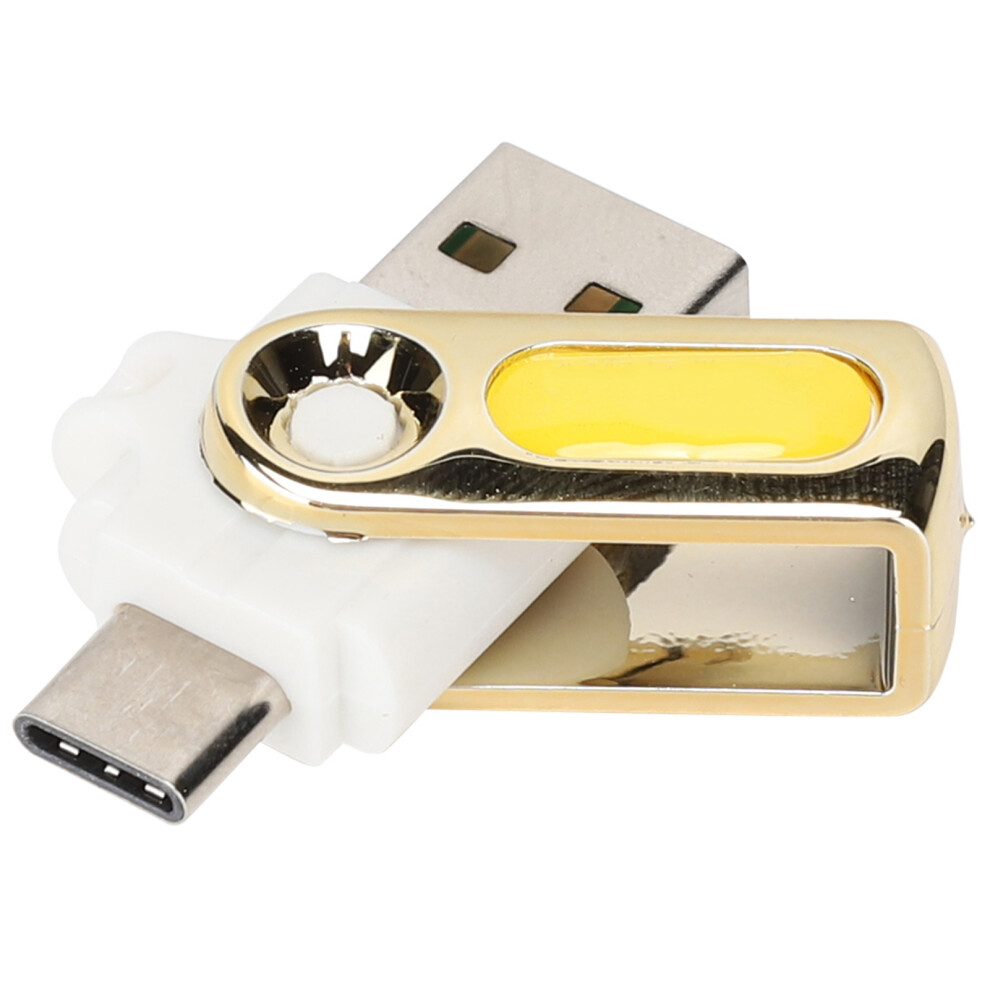 Typec Otg Mobile Phone Portable Tf Card Reader Plugandplay With Long Service Life(Yellow) Yellow 9441324881097