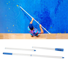 4 Section Aluminium Telescopic Pole 1.6 Meter Swimming Pool Pole Pool Cleaning Accessories For Skimmer Nets Vacuum Heads