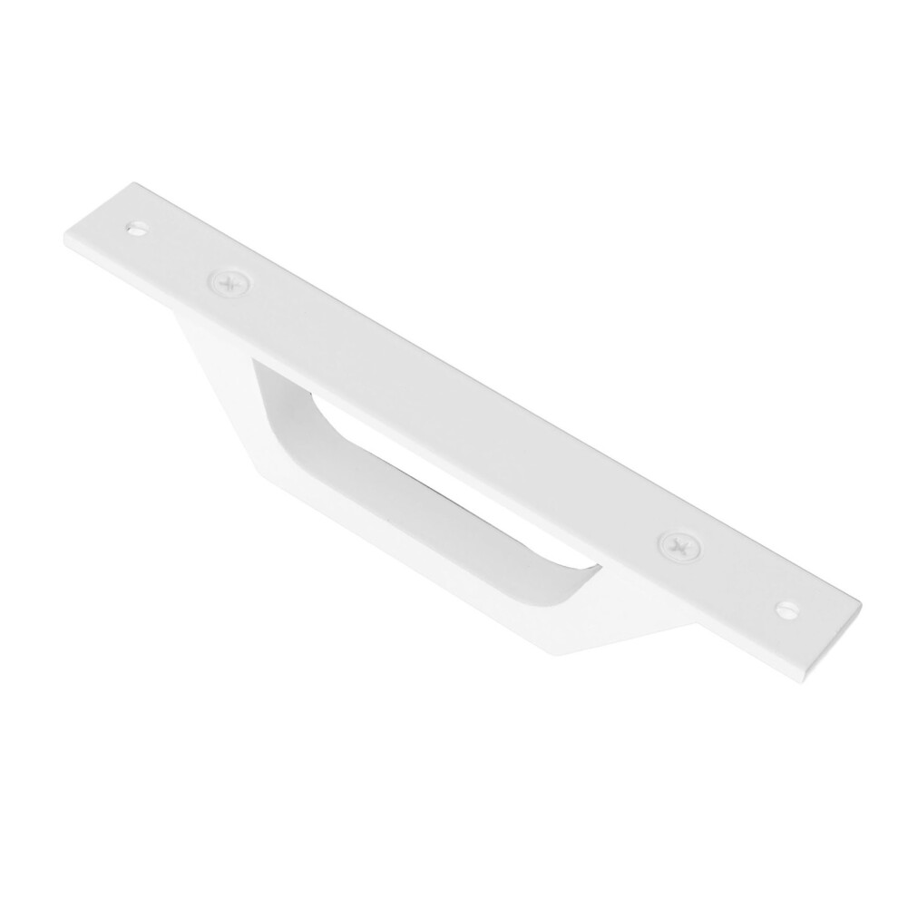 Sliding Door Handle Metal Electroplating Cabinet Barn Door Pull Handle With Mounting Screws White 8391324882710