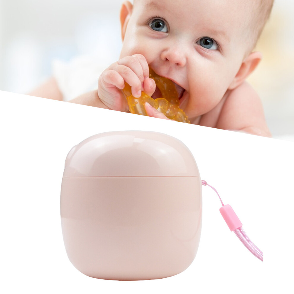 Uv Pacifier Sterilization Box High Efficiency Long Standby Rechargeable Portable Mini Baby Nipple Disinfector Pink