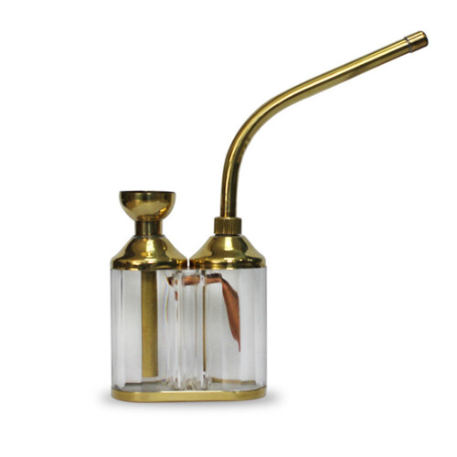 Water Tobacco Smoking Pipe Mini Portable Double Filter Cigarette Holder