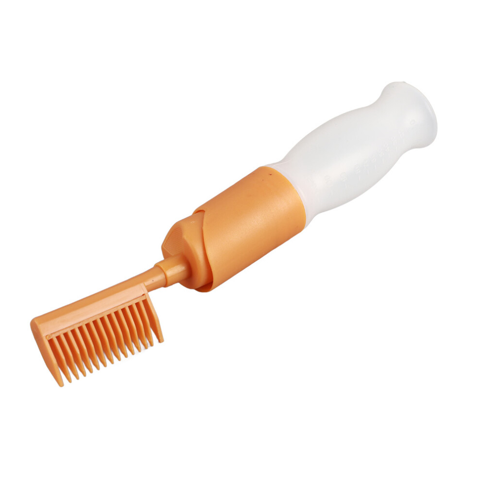 110ml Root Comb Applicator Bottle Hair Dye Bottle With Comb and Graduated Scale for Home Barber Shop Scalp Treatment