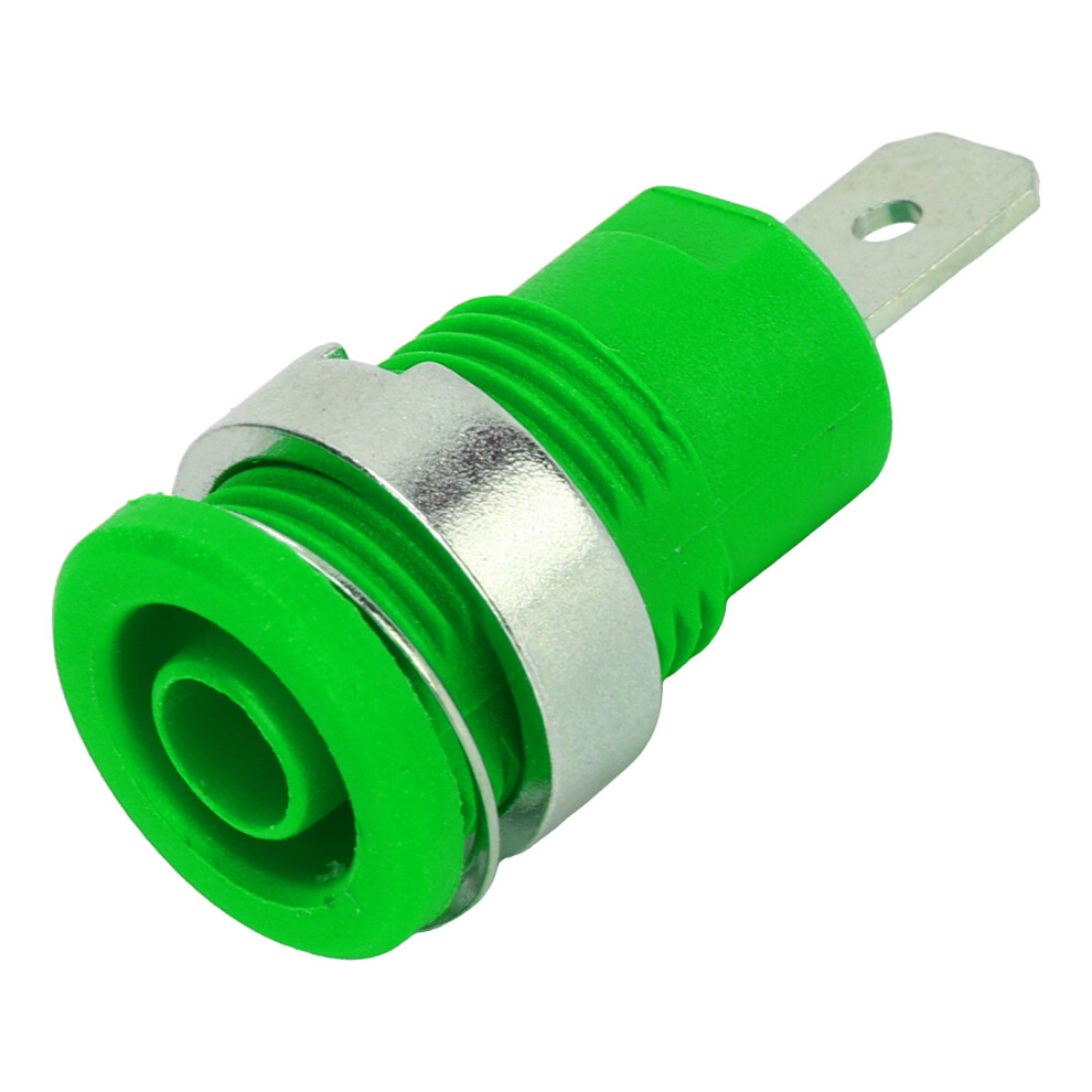 50Pcs Banana Socket 4Mm High Current Discharge Long Service Life Good Transmission Electrical Test Accessoriesgreen 4631324884968