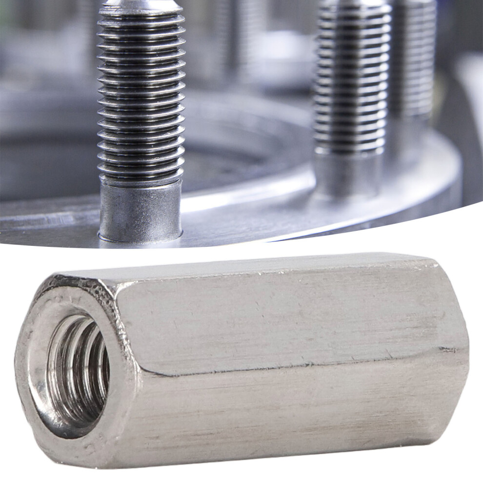 10Pcs Hex Coupling Nuts 304 Stainless Steel Thread Rod Connection Nut For Bolts Studs Screws 4041324885887