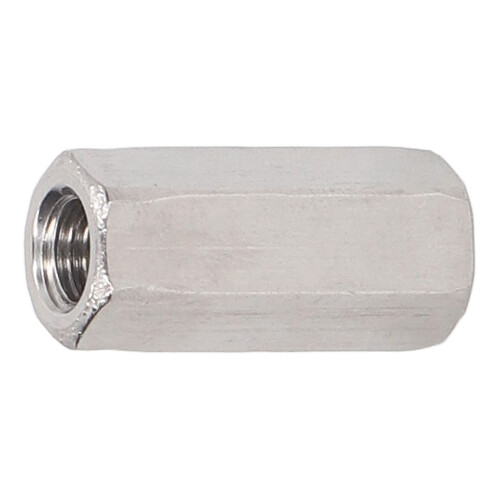 10PCS Hex Coupling Nuts 304 Stainless Steel Thread Rod Connection Nut for Bolts Studs Screws 2