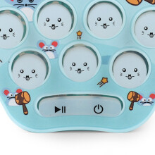 Mini Hamster Memory Spielzeug - Blaue Kunststoffschlüsselanhänger, 145mAh Batterien