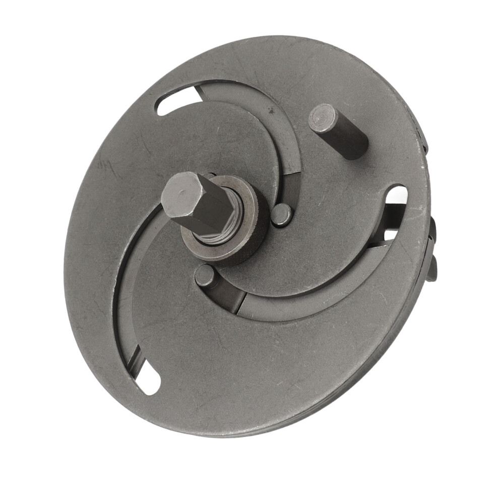 Fuel Pump Lid Wrench Carbon Steel 3 Jaws Adjustable 89 To 170Mm Fuel Tank Cover Removal Tool 8041324887184