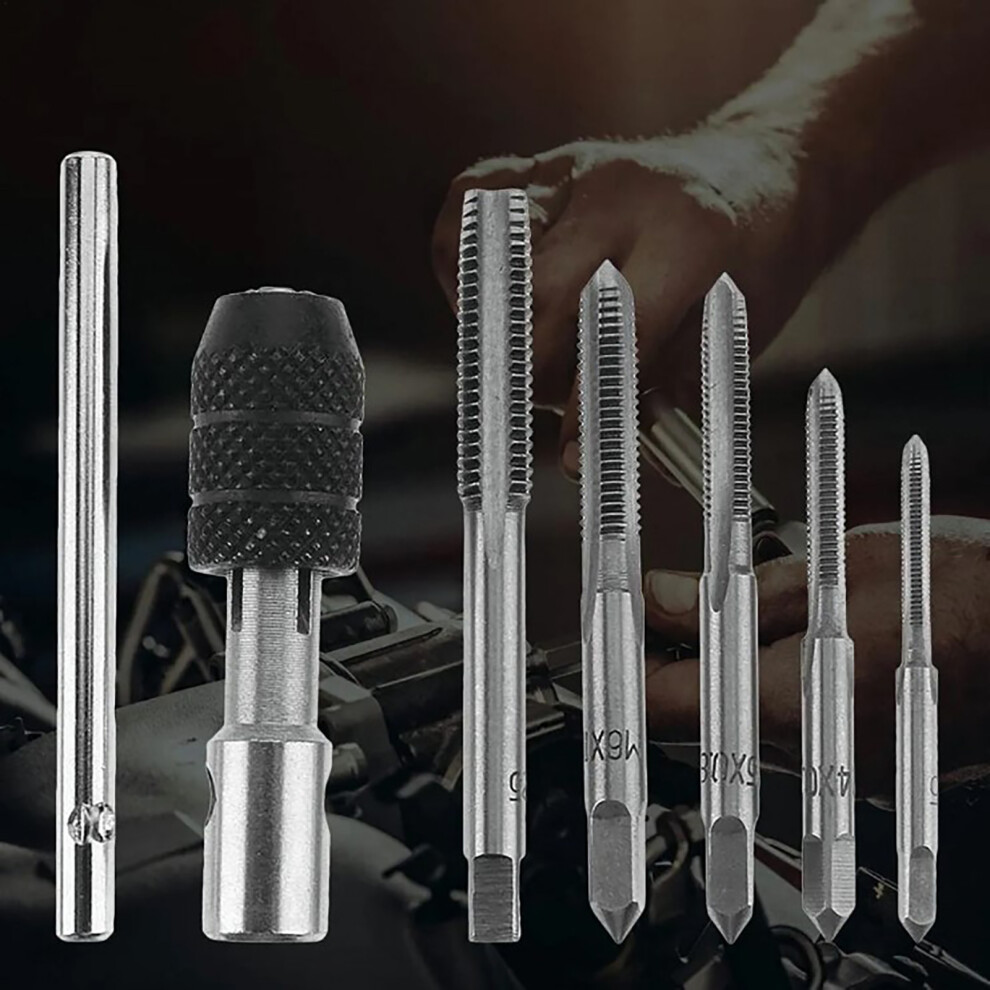 6Pcs T Type Tap Wrench Set T Handle Hss Hand Tool For Auto Mechanical Maintenance M3â8 4611324888845