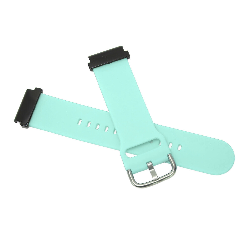 22Mm Silicone Watch Band Smart Sports Watch Band Straps Replacement For Garmin Fenix 7 6 5 Light Blue 4901324889868