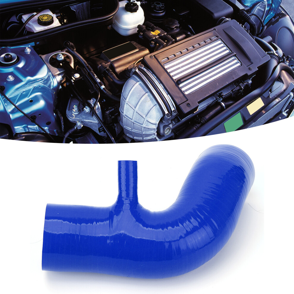 Silicone Intake Hose Pipe Improved Airflow Replacement For Cooper S R53 2001 To 2006 Blue 4941324890594