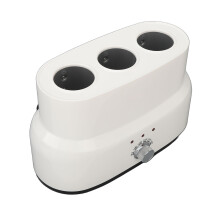 Massage Oil Warmer Electric 3 Bottles Oil Aluminium Alloy Liner Constant Temperature Hot Oil Massage Oil Warmer for Home US Plug 110V