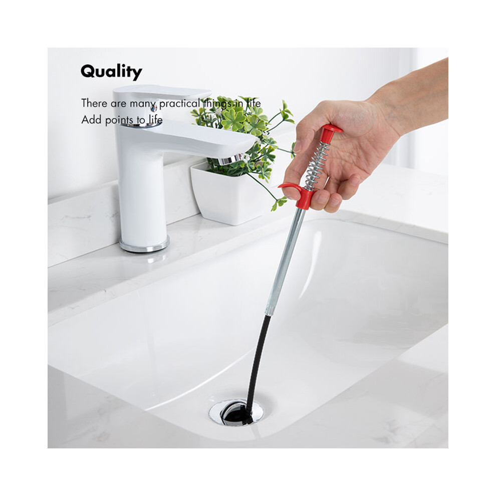 Flexible Sink Grabber Reacher Picker With 4 Claws Sewer Dredging Drain Clog Remove Tool For Home Kitchen Toilet Litter 0.6M/1.97Ft 3391324892493