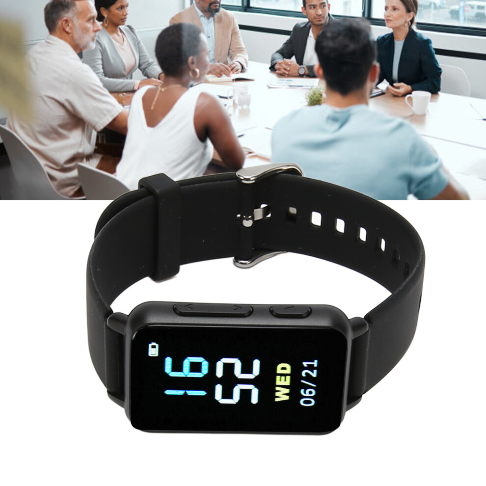 Voice Recorder Watch Ai Intelligent Hd Noise Reduction Bluetooth Mp3 Recorder Watch Digital Sound Recorder Wristband 4G 4601324892935