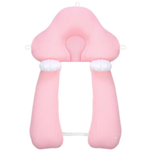 Kleinkind-Nackenkissen Rosa - Robuster Baumwollstoff 1
