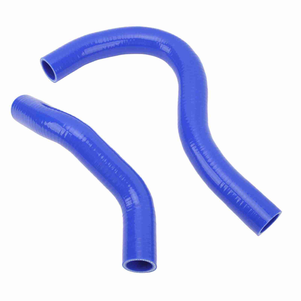 2 Pcs Radiator Coolant Hose Silicone Good Sealing Heat Resistant Coolant Hose Kit For Civic Ep3 Si Sir Type R K20a3 2002 To 2005 Blue 8161324894194