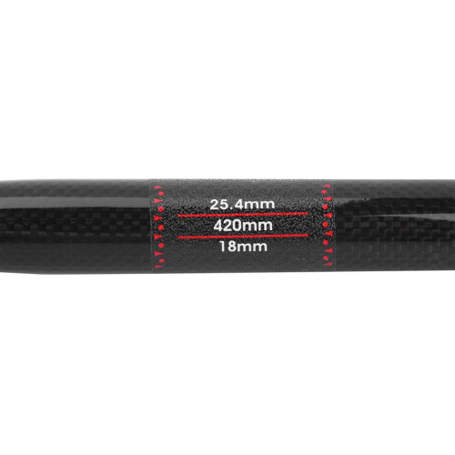 Carbonfaser-Lenker 420x25 Ultraleicht poliert 2