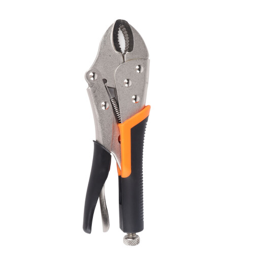10in Pressure Pliers Pressure Adjustable Multi Function Plastic Handle Locking Pliers for Maintenance Woodworking 1