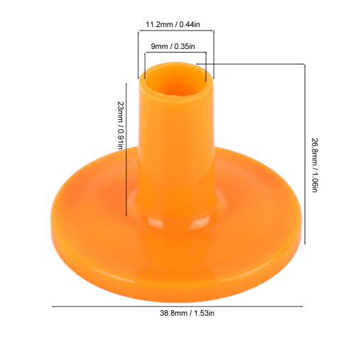 5Pcs Drum Cymbal Sleeves Plastic Stand Percussion Instrument Support Parts Replacement 1