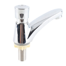 Time Delay Faucet Copper Self Closing Single Cold Sink Taps for Home Kitchen Public
