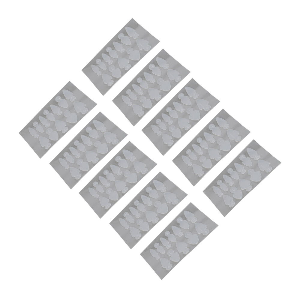 120PCS Dual Nail Form Reusable Dual Mold French Nail Tips Forms Guide Extension Manicure Accessories Tools